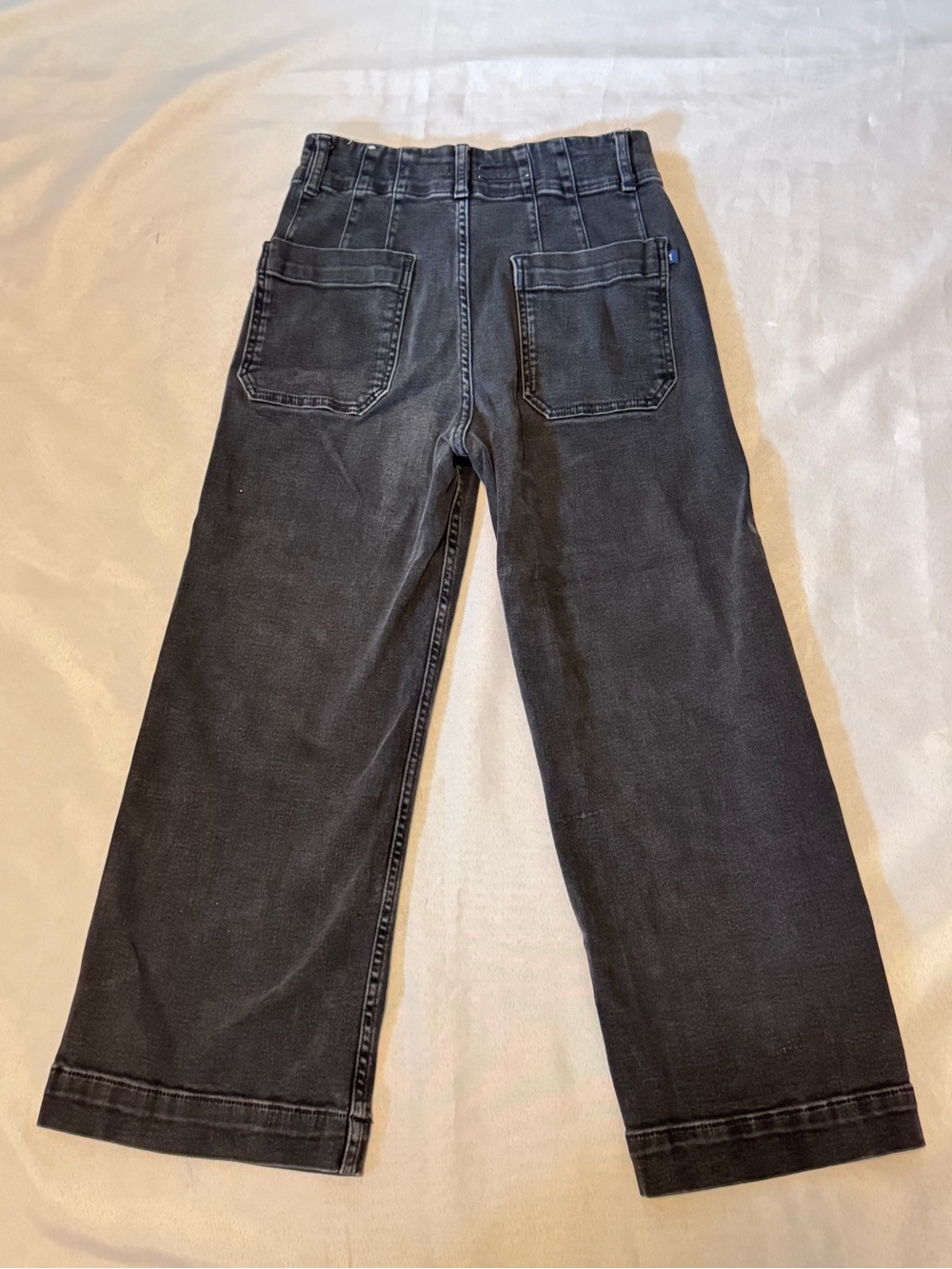 Anthropologie Pilcro The Skipper High-Rise Wide-Leg Crop Jeans Size 27 Petite - Picture 3 of 4